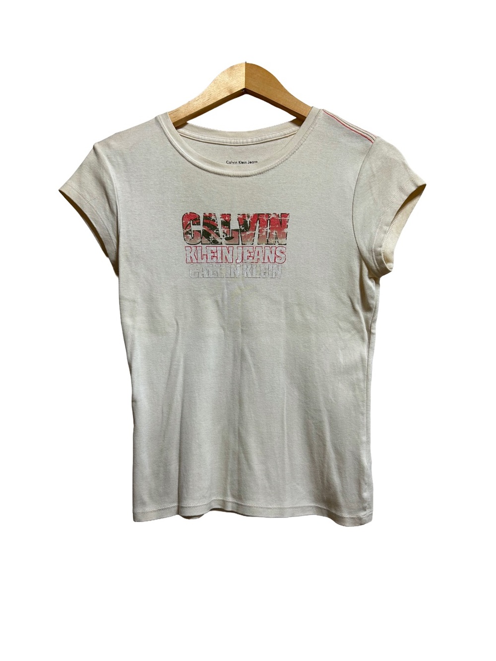 Vintage NWOT Y2K Calvin Klein Jeans Graphic Tee Shirt M